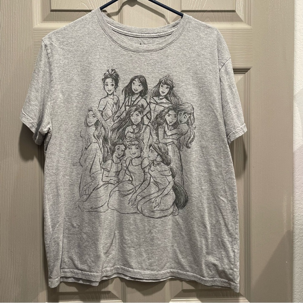 Gray Disney Princess Shirt